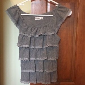Abercrombie Ruffled Top